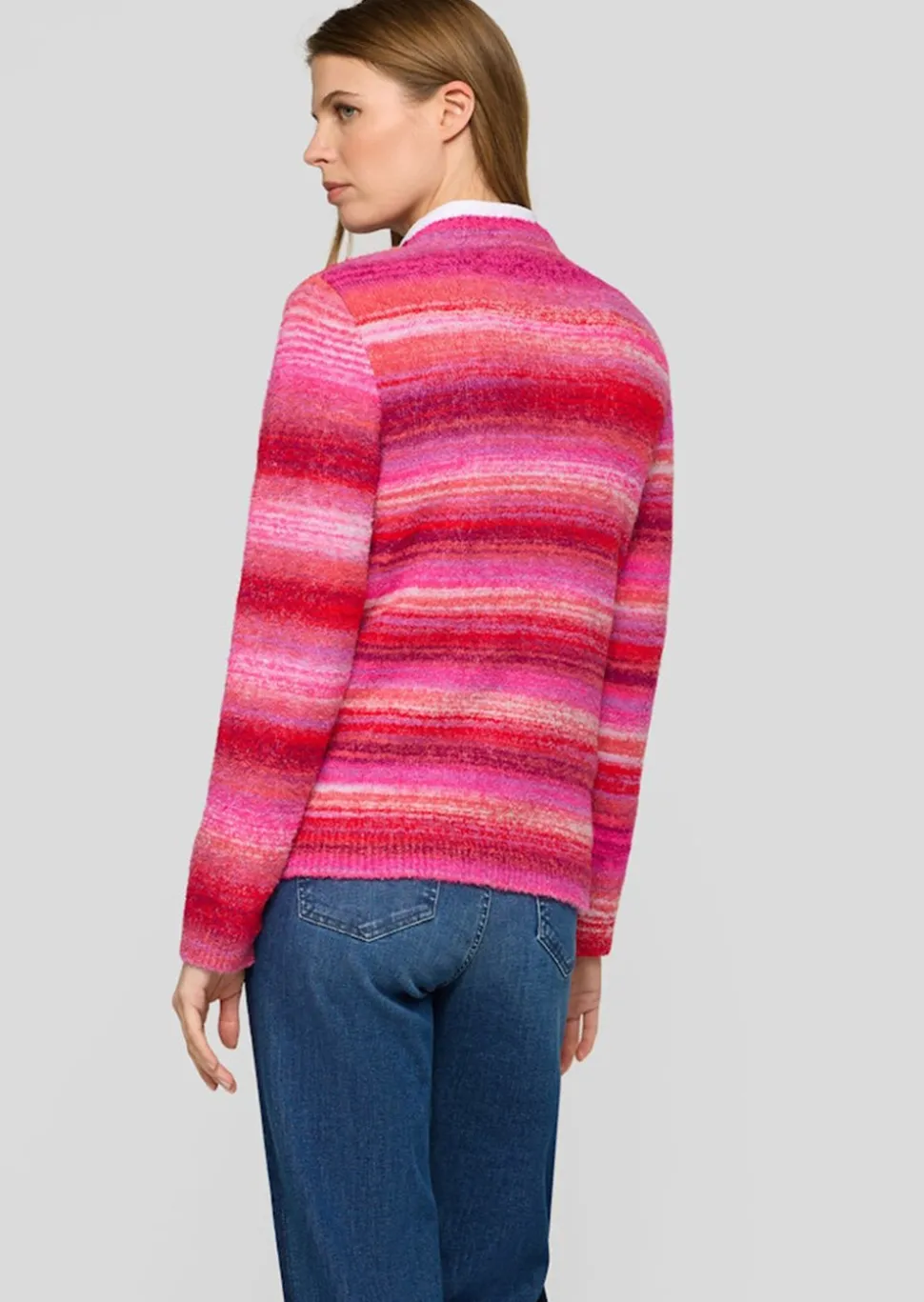 Strickpullover aus kuscheligem Effektgarn