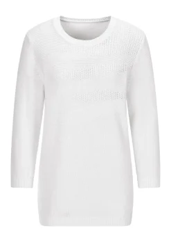Strickpullover aus reiner Baumwolle