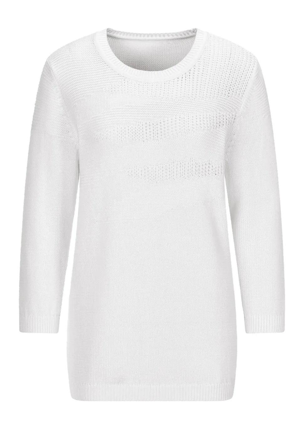 Strickpullover aus reiner Baumwolle