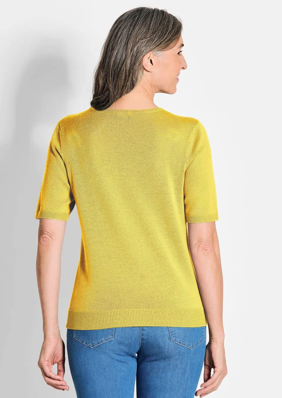 Strickpullover aus reiner Merinowolle