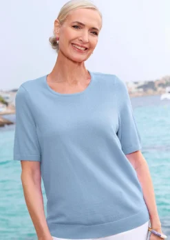 Strickpullover aus reiner Merinowolle
