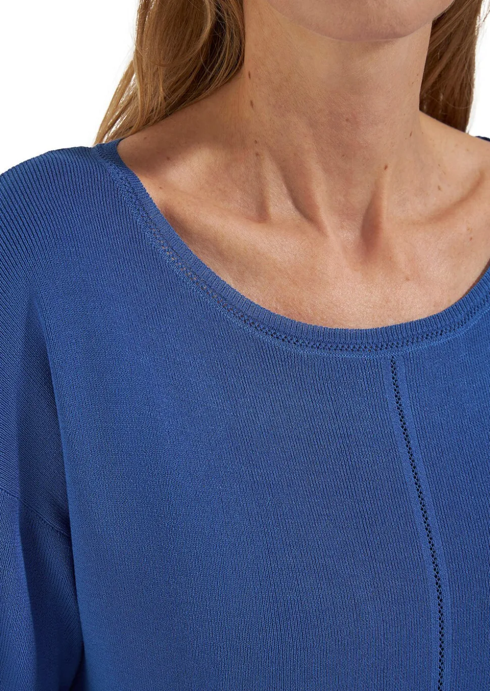 Strickpullover mit Ajourmuster