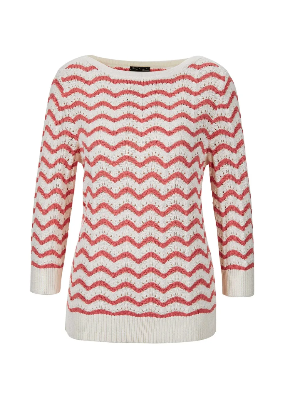 Strickpullover mit 3/4-Arm