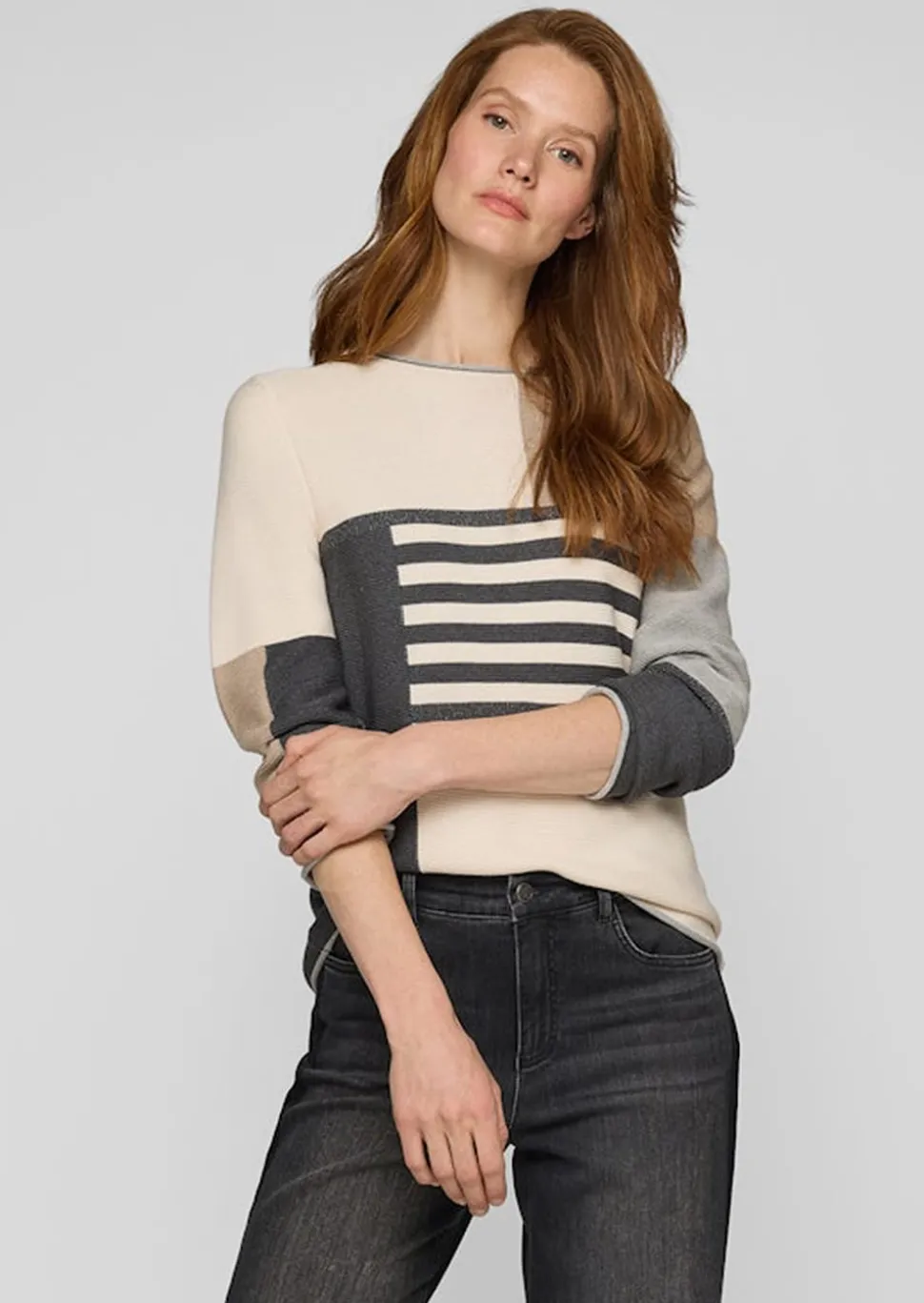 Strickpullover mit Baumwolle