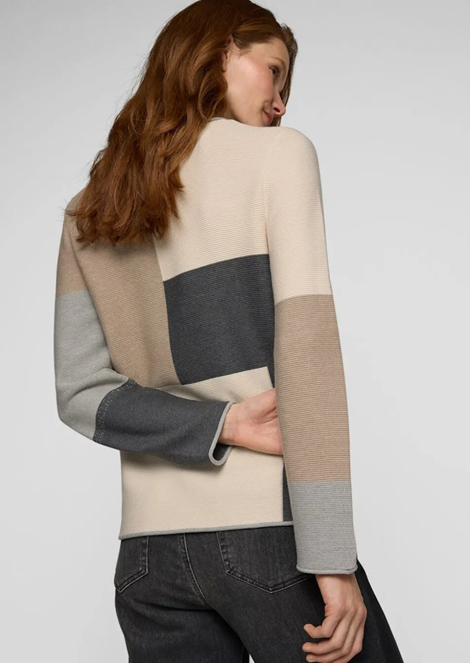 Strickpullover mit Baumwolle