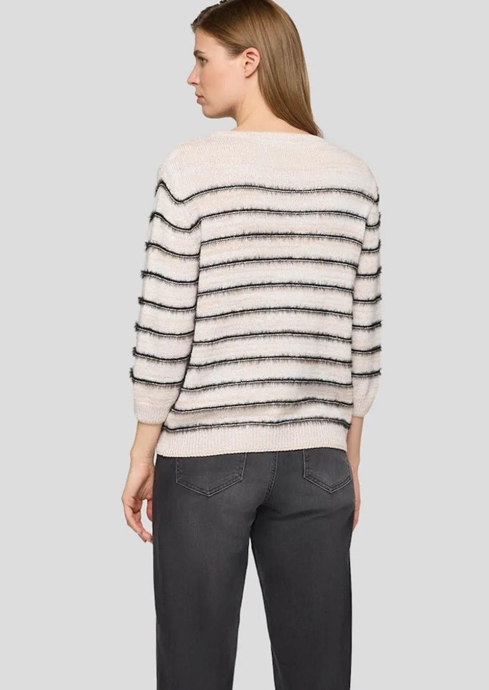 Strickpullover mit Flauschgarn