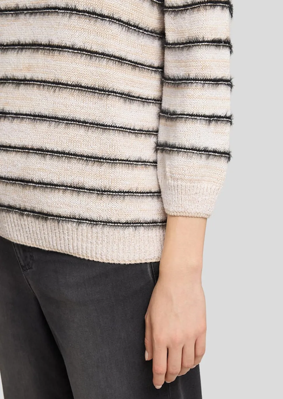 Strickpullover mit Flauschgarn