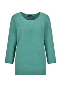 Strickpullover mit Pünktchenmuster