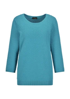 Strickpullover mit Pünktchenmuster