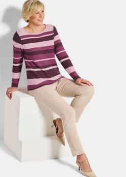 Strickpullover mit Ringelmuster