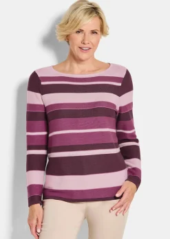 Strickpullover mit Ringelmuster