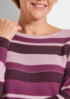 Strickpullover mit Ringelmuster