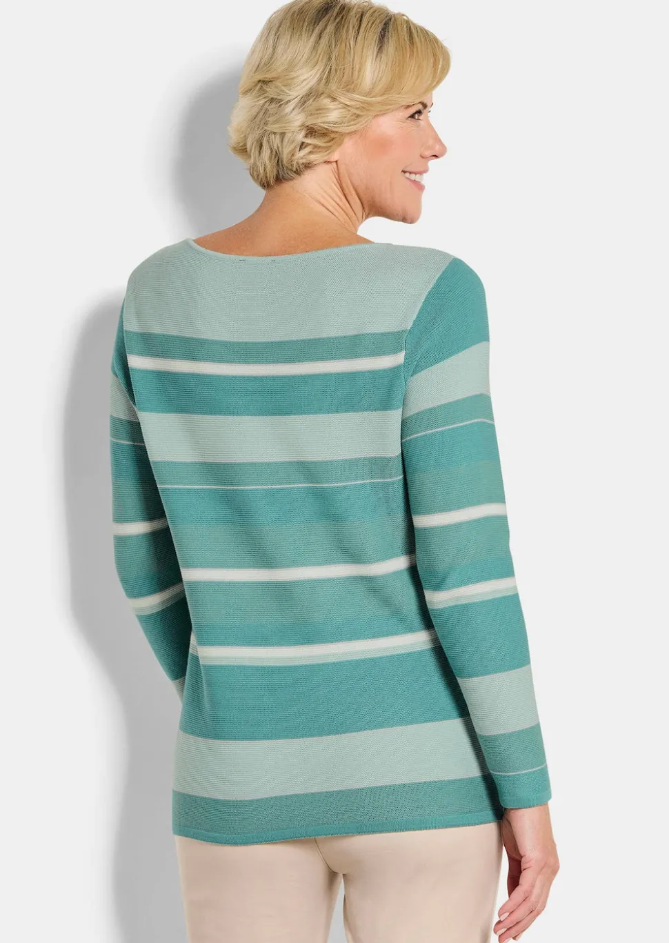 Strickpullover mit Ringelmuster