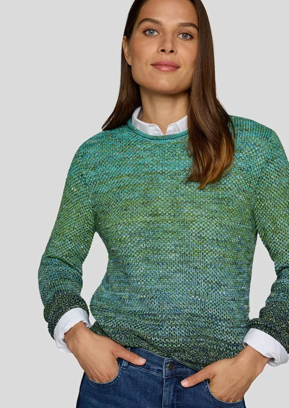 Strickpullover mit Strukturstrick
