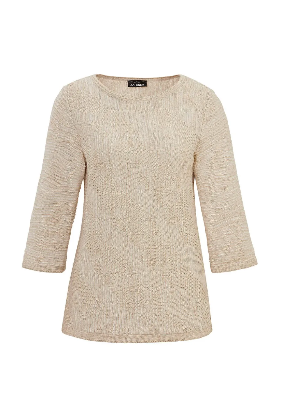 Strickpullover mit U-Boot-Ausschnitt