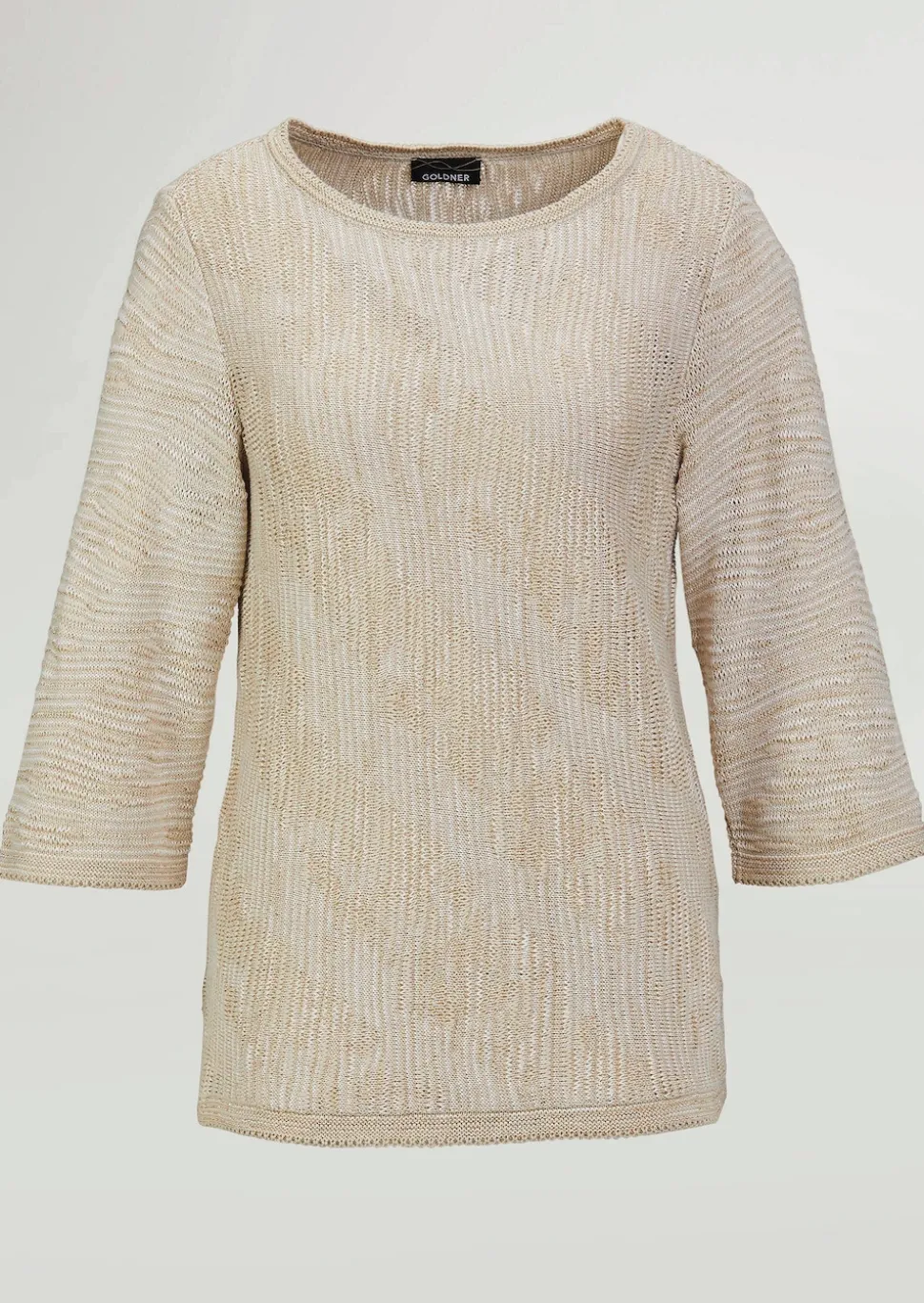Strickpullover mit U-Boot-Ausschnitt