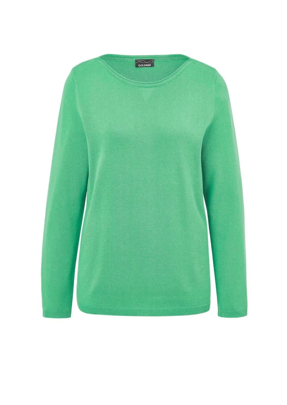 Strickpullover mit U-Boot-Ausschnitt