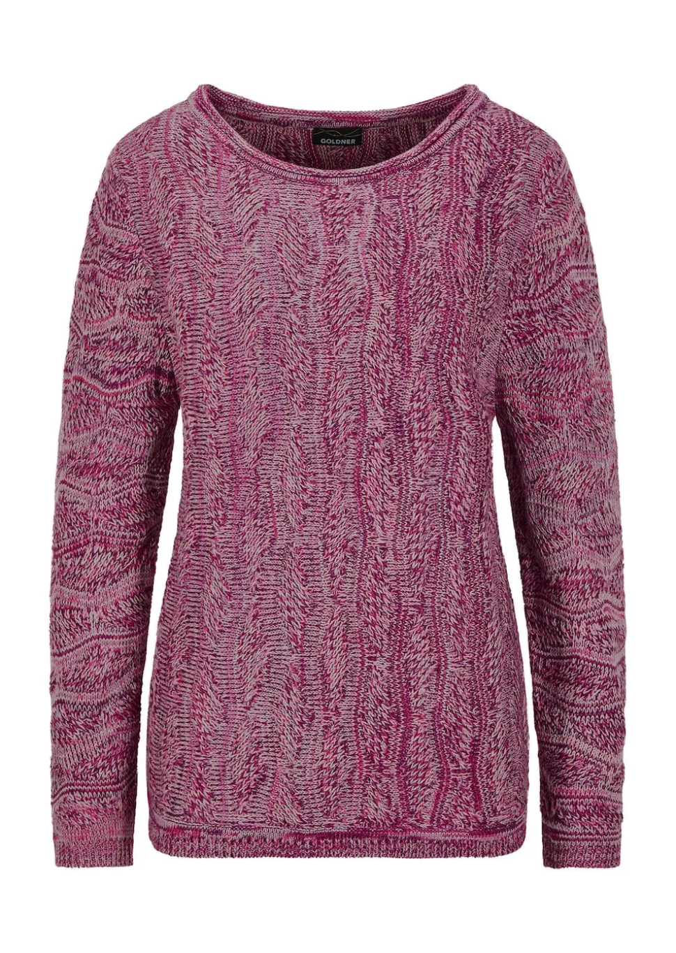 Strickpullover mit Wellenmuster