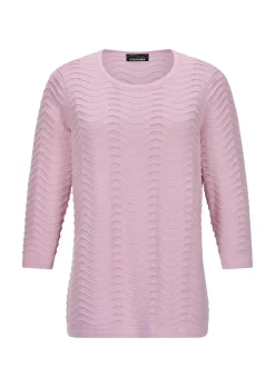 Strickpullover mit Wellenstruktur