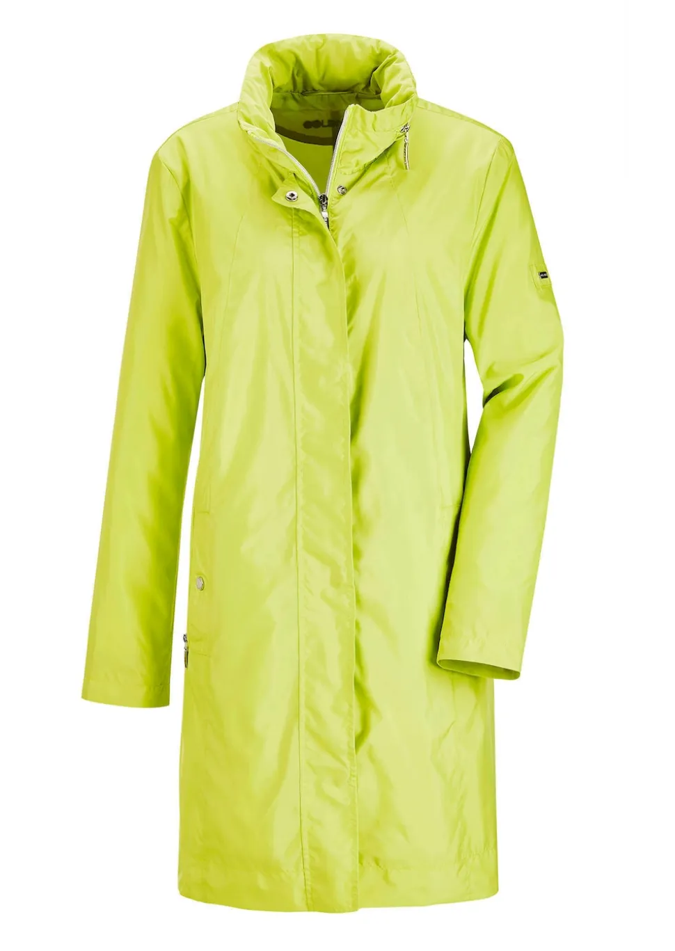 Super leichte Longjacke mit versteckter Kapuze
