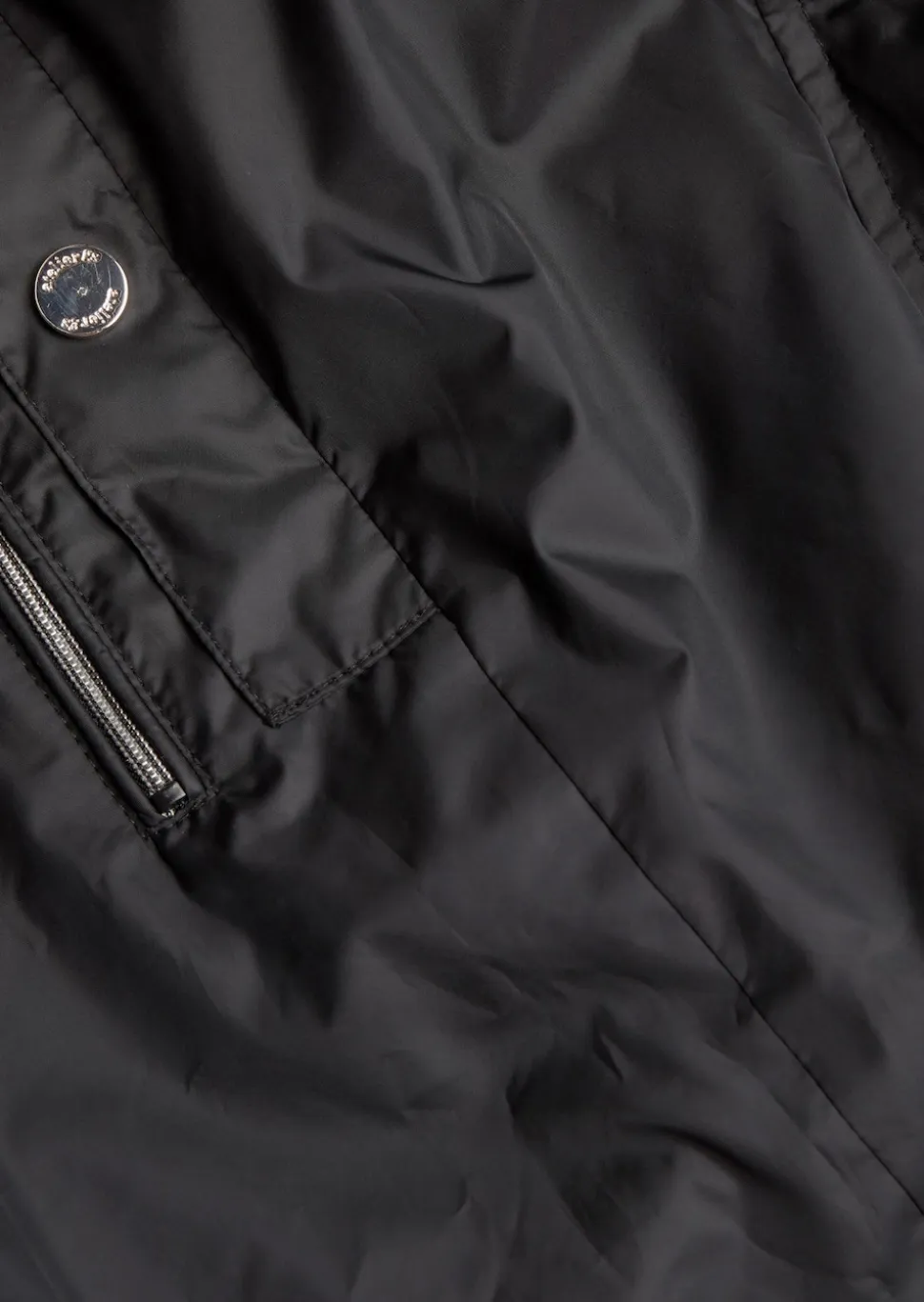 Super leichte Longjacke mit versteckter Kapuze