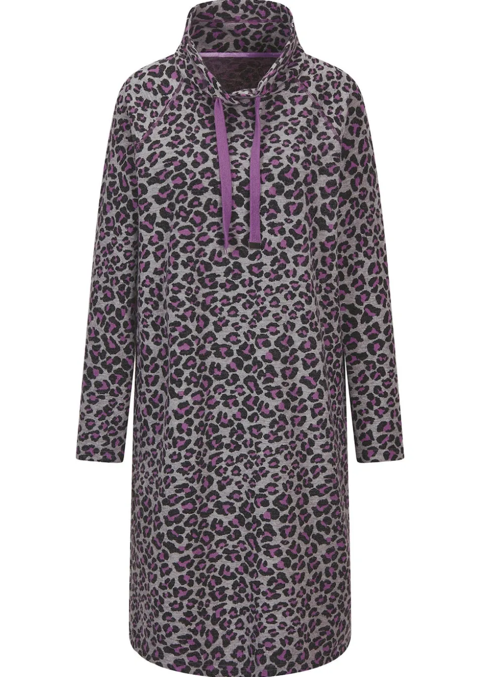 Sweatkleid im Animal Print