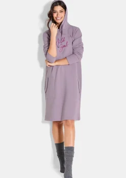 Sweatkleid mit Kapuze