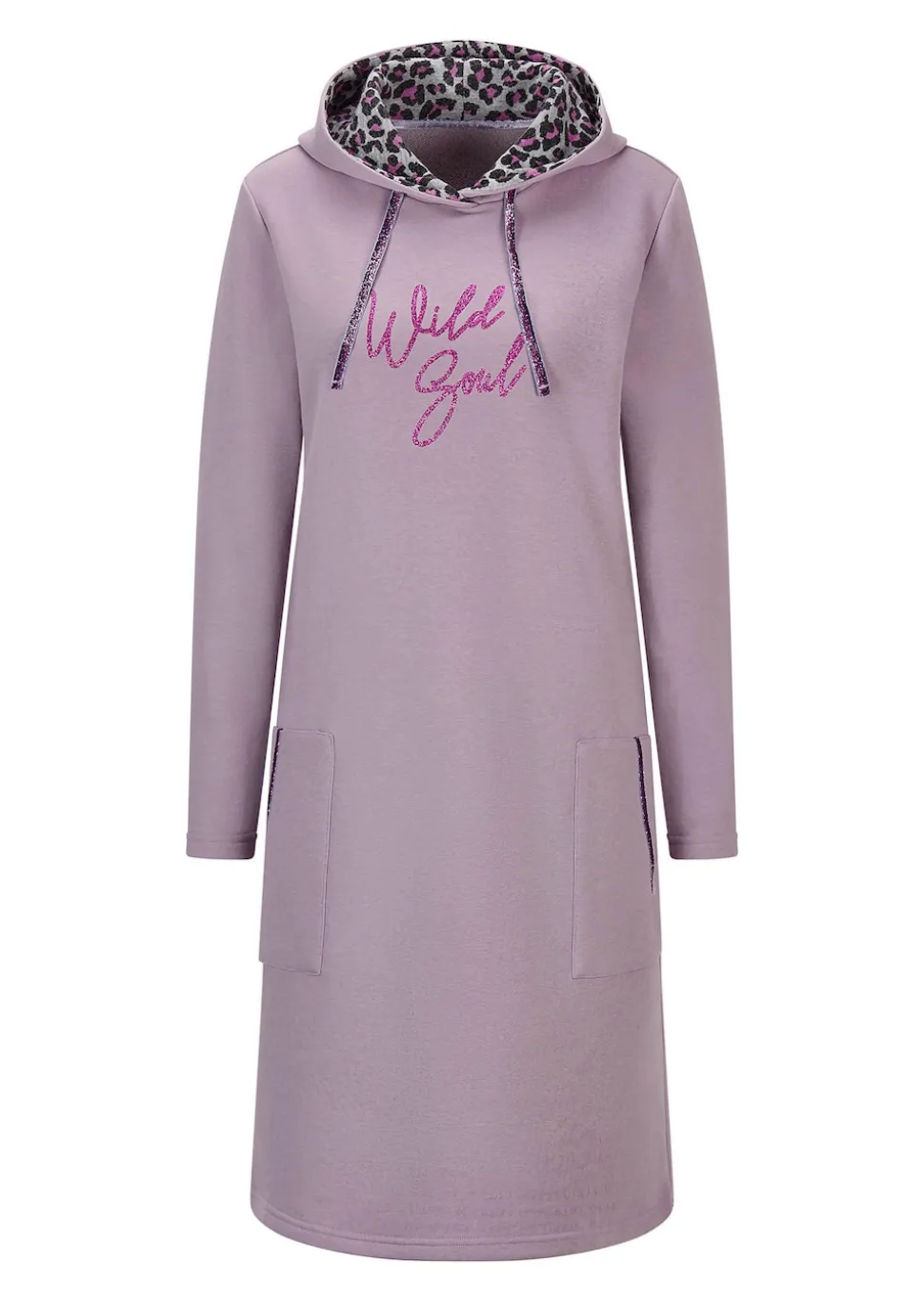 Sweatkleid mit Kapuze