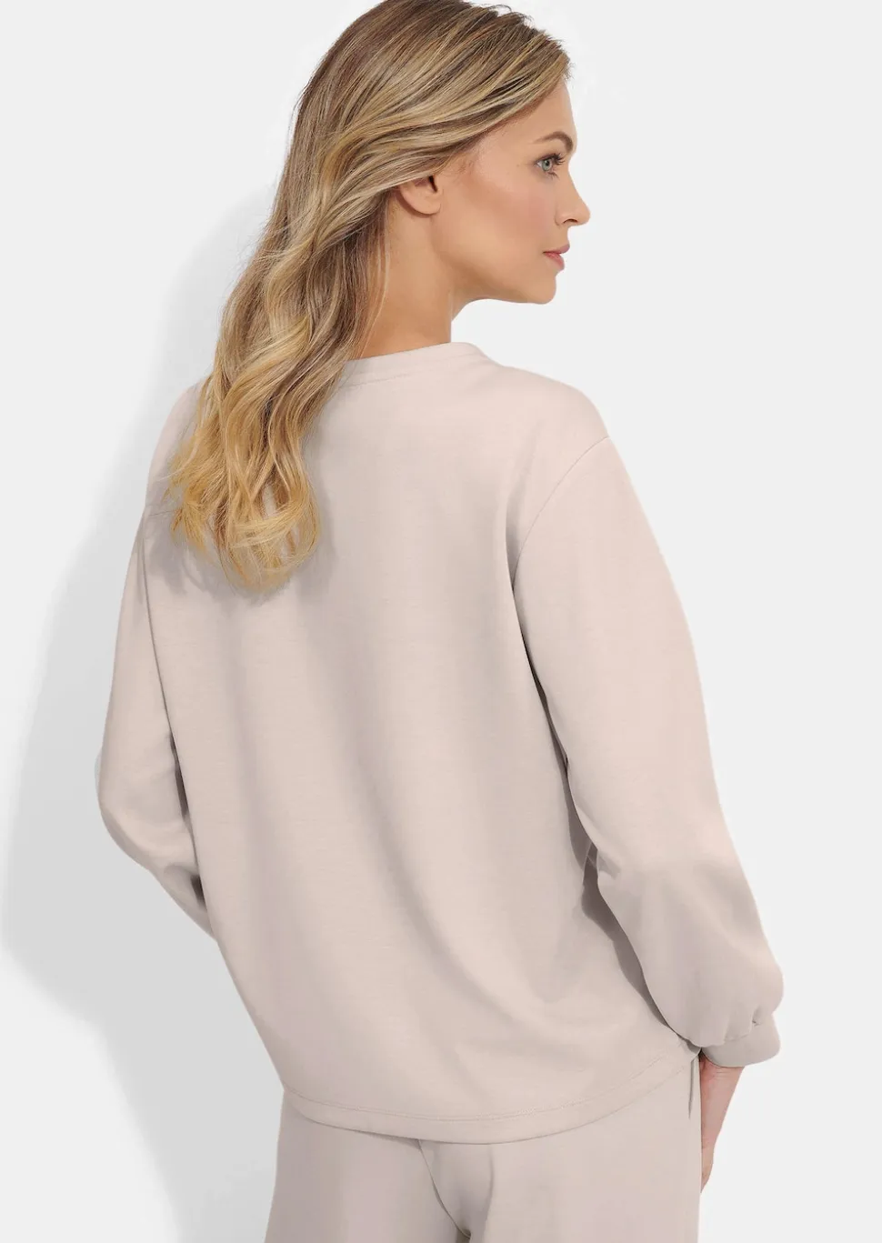 Sweatshirt aus griffiger Doubleface-Ware
