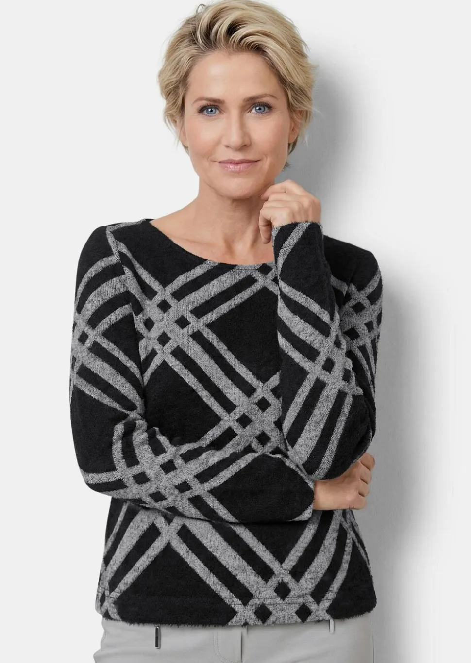 Sweatshirt aus pflegeleichtem Jersey