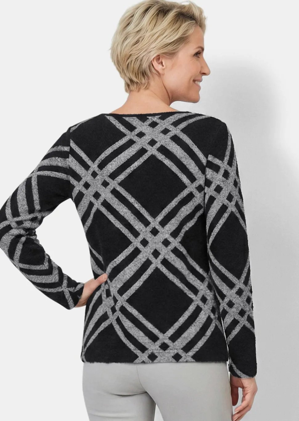 Sweatshirt aus pflegeleichtem Jersey