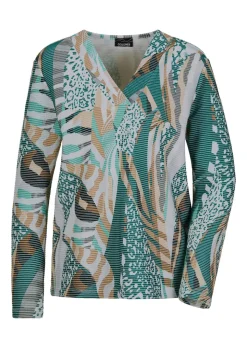 Sweatshirt in Ottoman-Optik