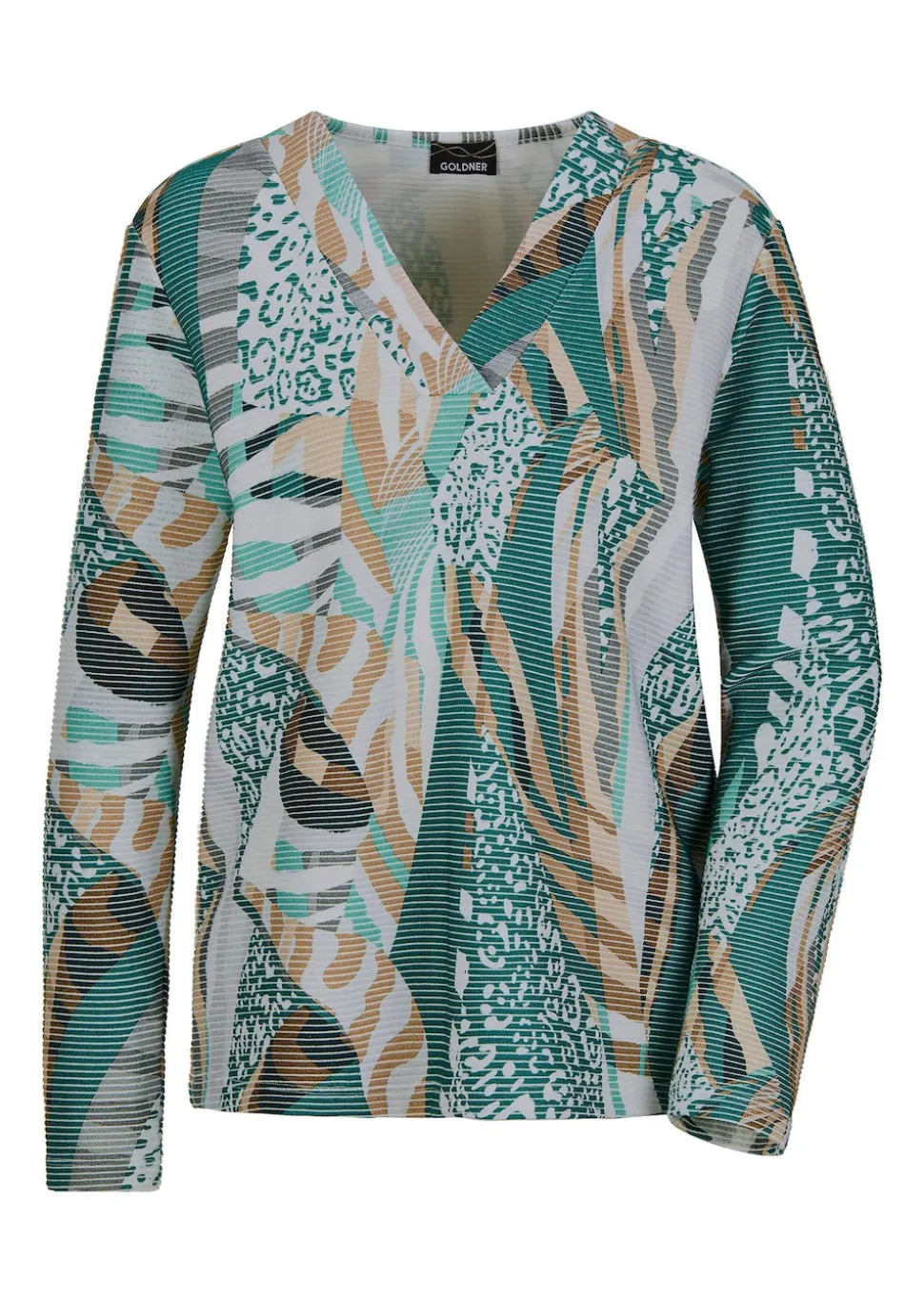 Sweatshirt in Ottoman-Optik