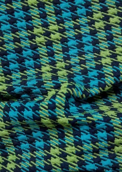 Sweatshirt mit Hahnentrittmuster