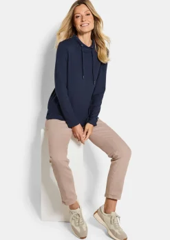 Sweatshirt mit Kordeln