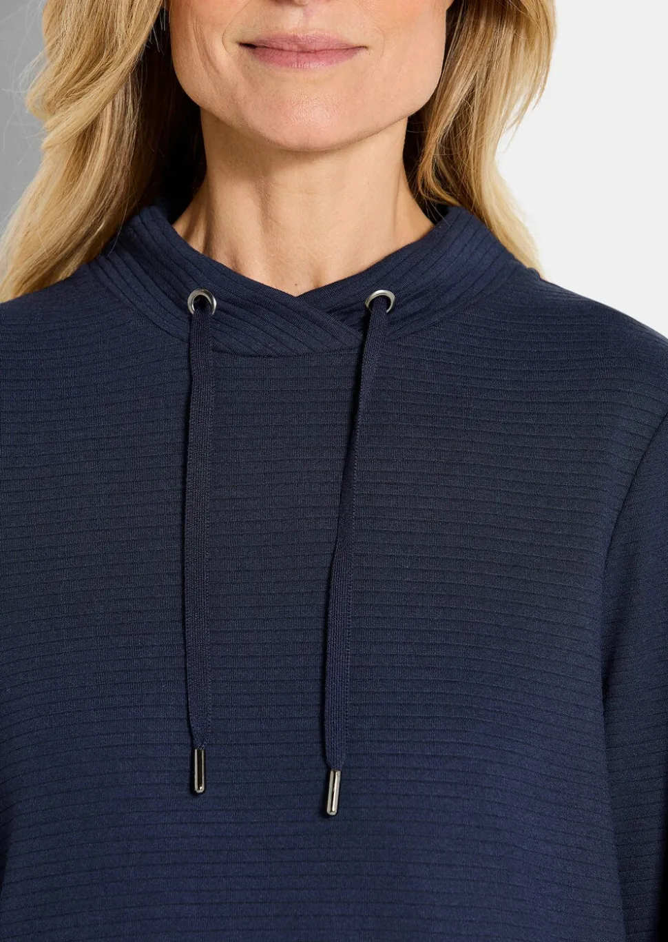Sweatshirt mit Kordeln