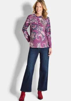 Sweatshirt mit Paisley-Muster