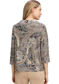 Sweatshirt mit Paisley-Print