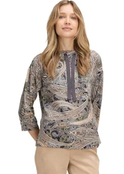 Sweatshirt mit Paisley-Print