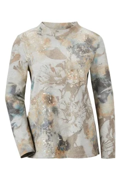 Sweatshirt mit Stehkragen