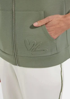 Sweatweste mit Kapuze und Kängurutaschen