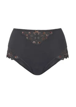 Taillenslip mit floraler Stickereispitze
