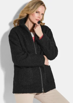 Teddy Jacke mit Stehkragen