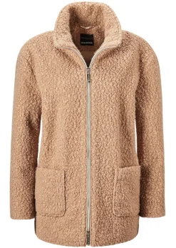 Teddy Jacke mit Stehkragen