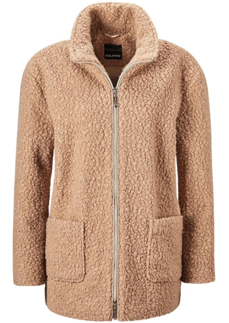Teddy Jacke mit Stehkragen