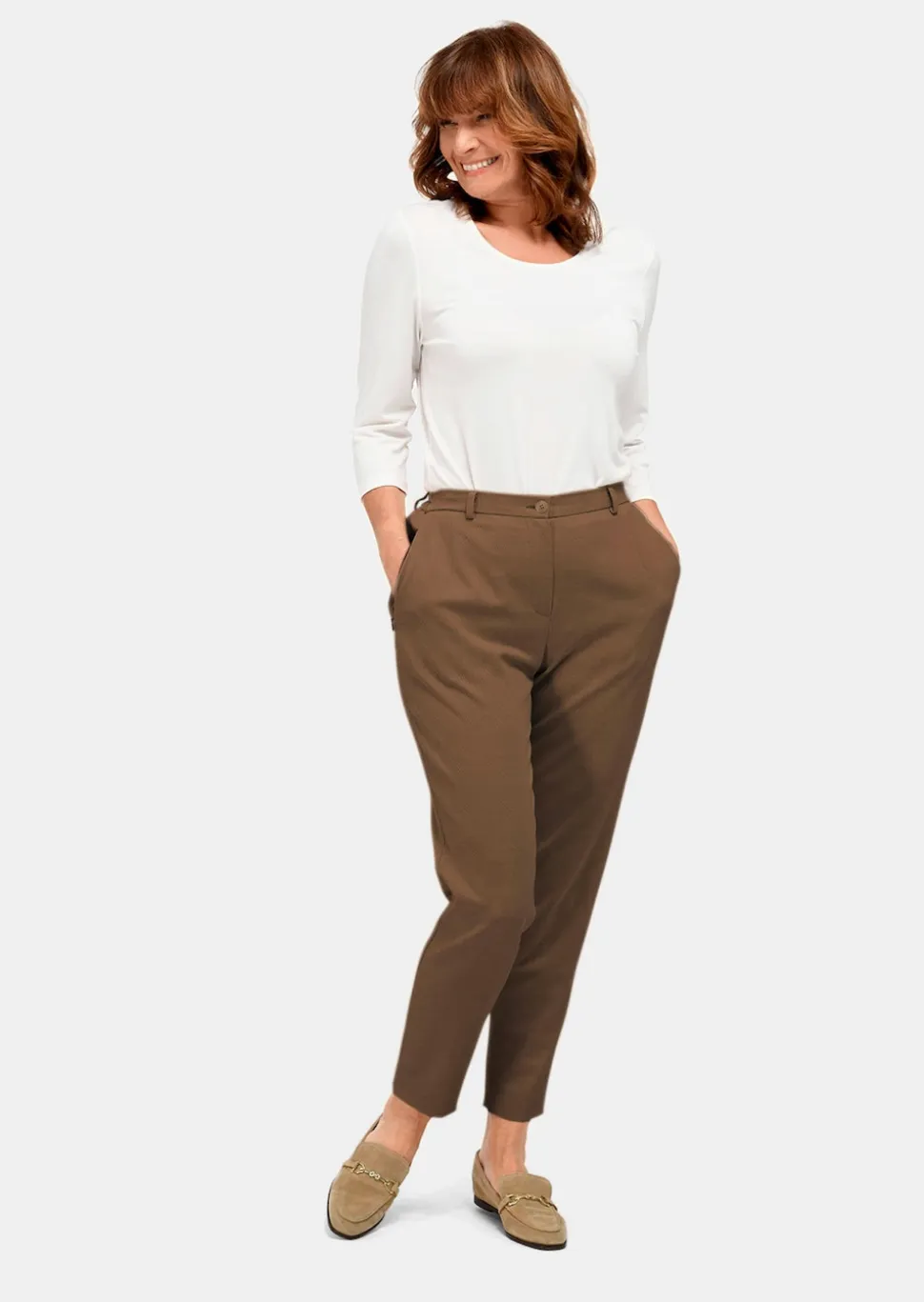 Trageangenehme Rippenhose Comfort-Schnitt