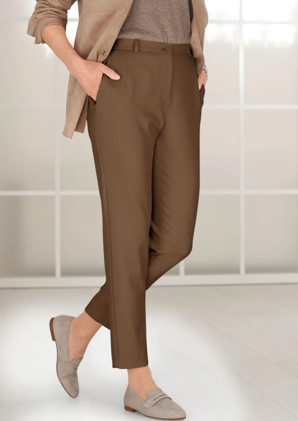 Trageangenehme Rippenhose Comfort-Schnitt