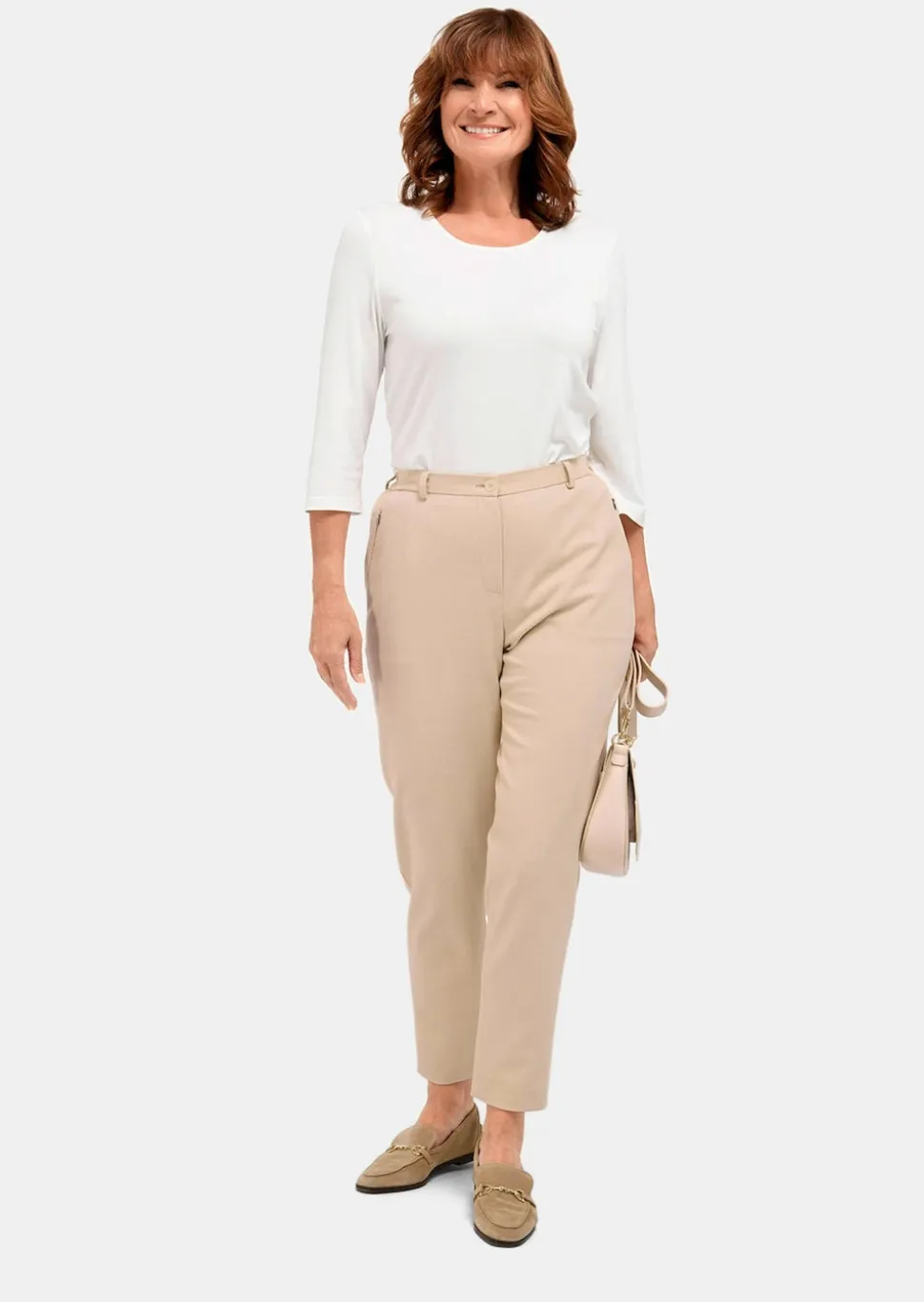 Trageangenehme Rippenhose Comfort-Schnitt