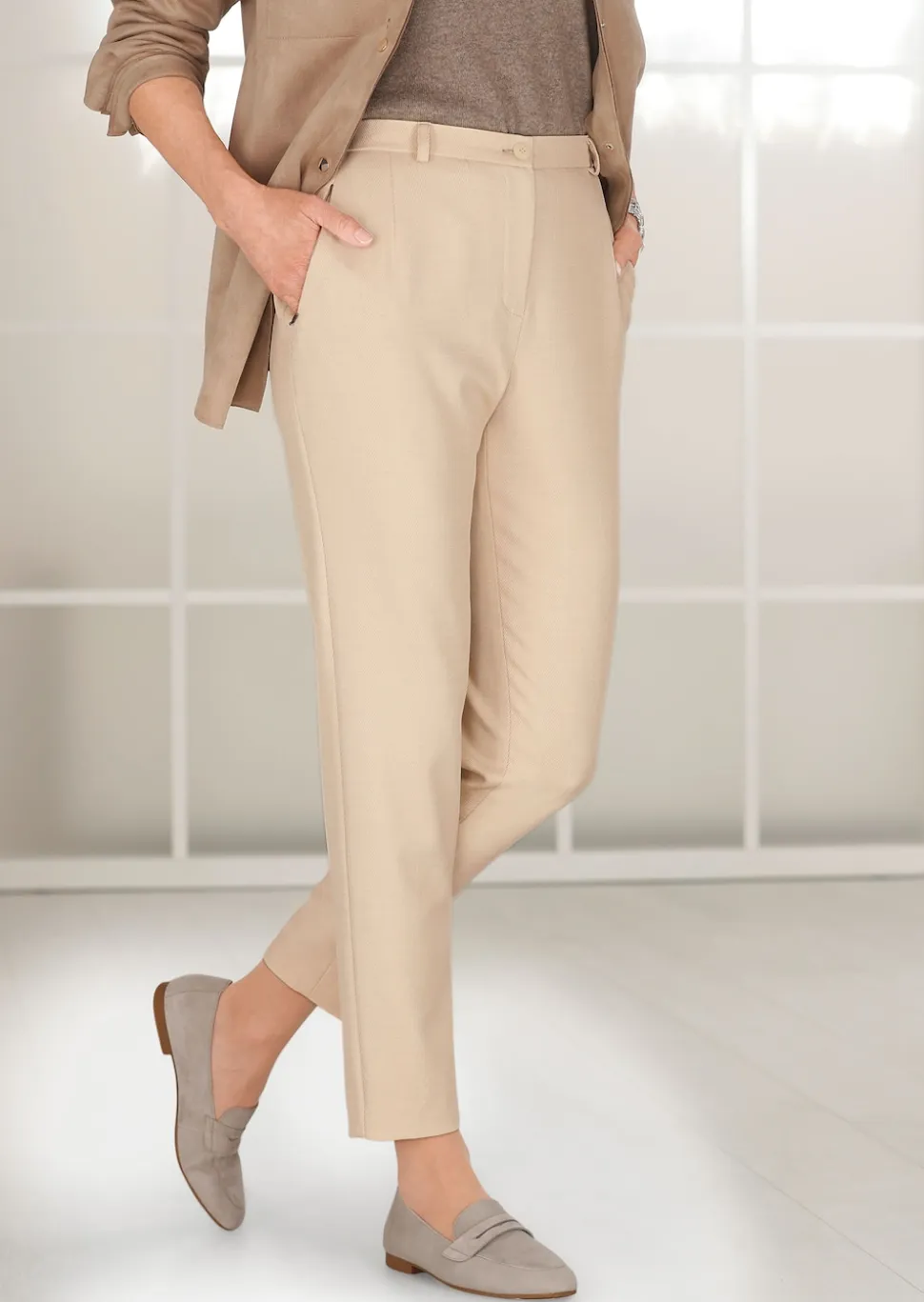 Trageangenehme Rippenhose Comfort-Schnitt