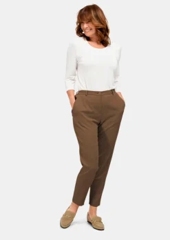 Trageangenehme Rippenhose Klassik-Schnitt